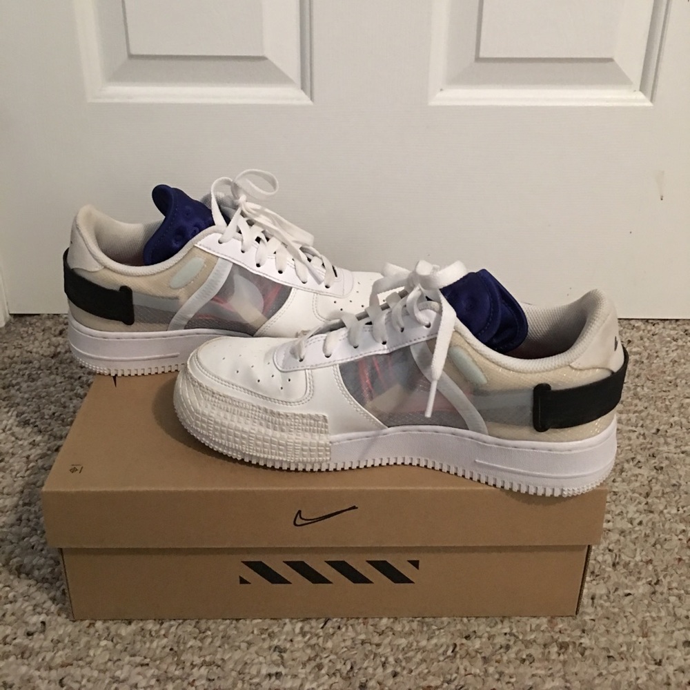 Nike Air Force type, n.354, white/red/blue - Picture 3 of 4
